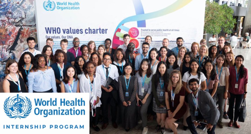 World Health Organization (WHO) Internship Program 2024